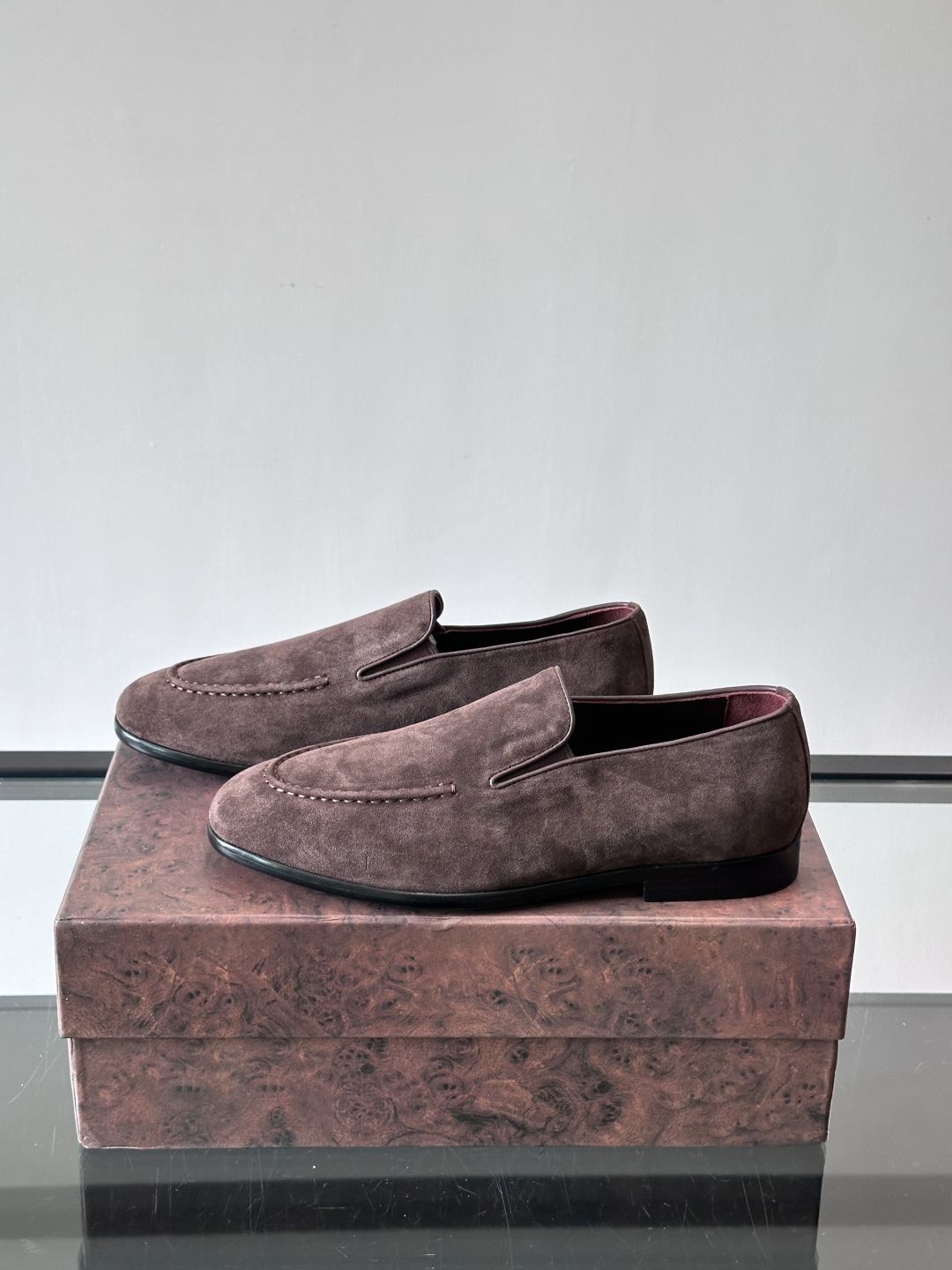 Stefano Ricci 史蒂芬高端奢侈品牌，男士乐福鞋👞，原版牛皮，质感高端细腻，内里全小牛皮面料，