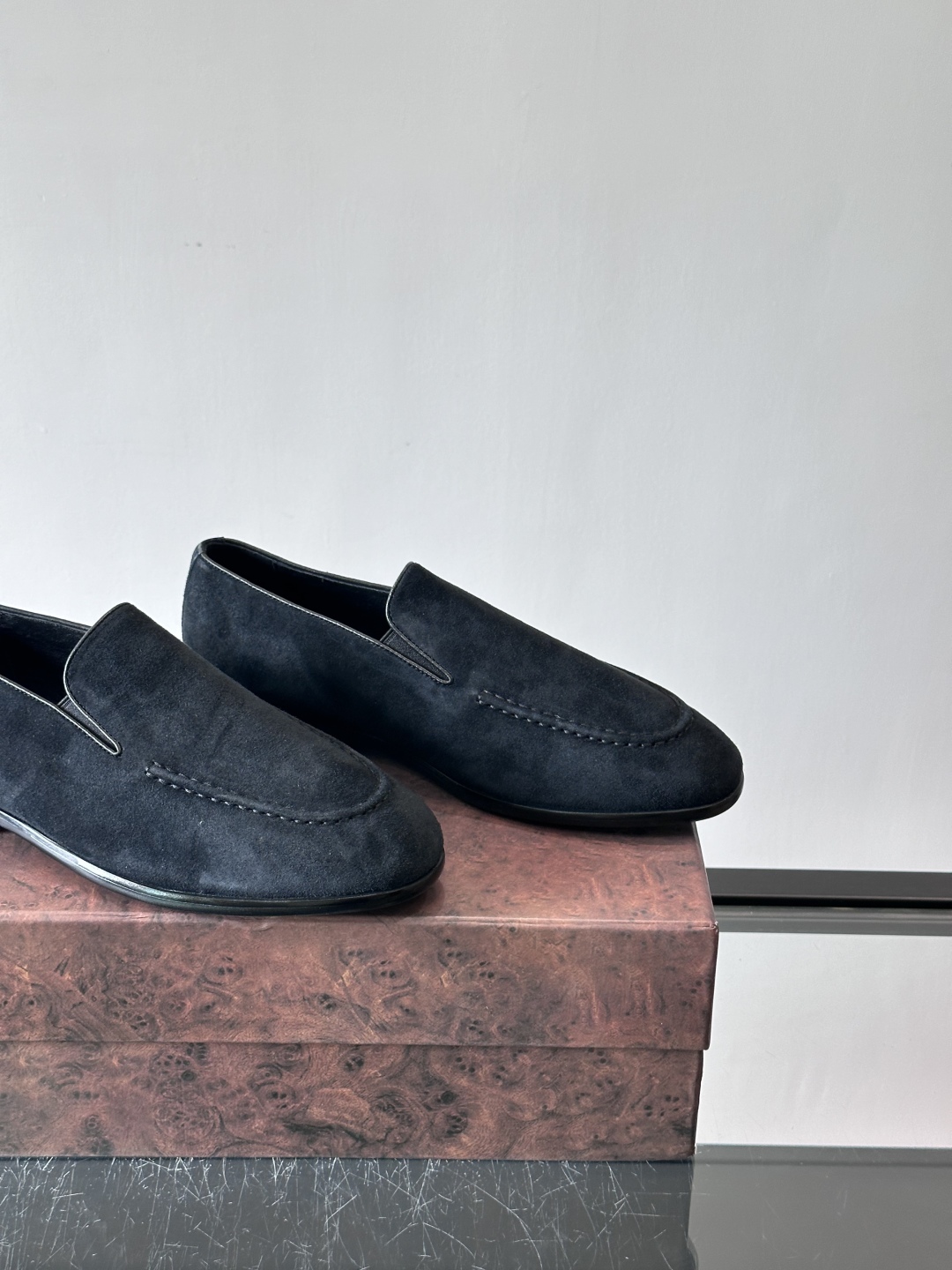 Stefano Ricci 史蒂芬高端奢侈品牌，男士乐福鞋👞，原版牛皮，质感高端细腻，内里全小牛皮面料，
