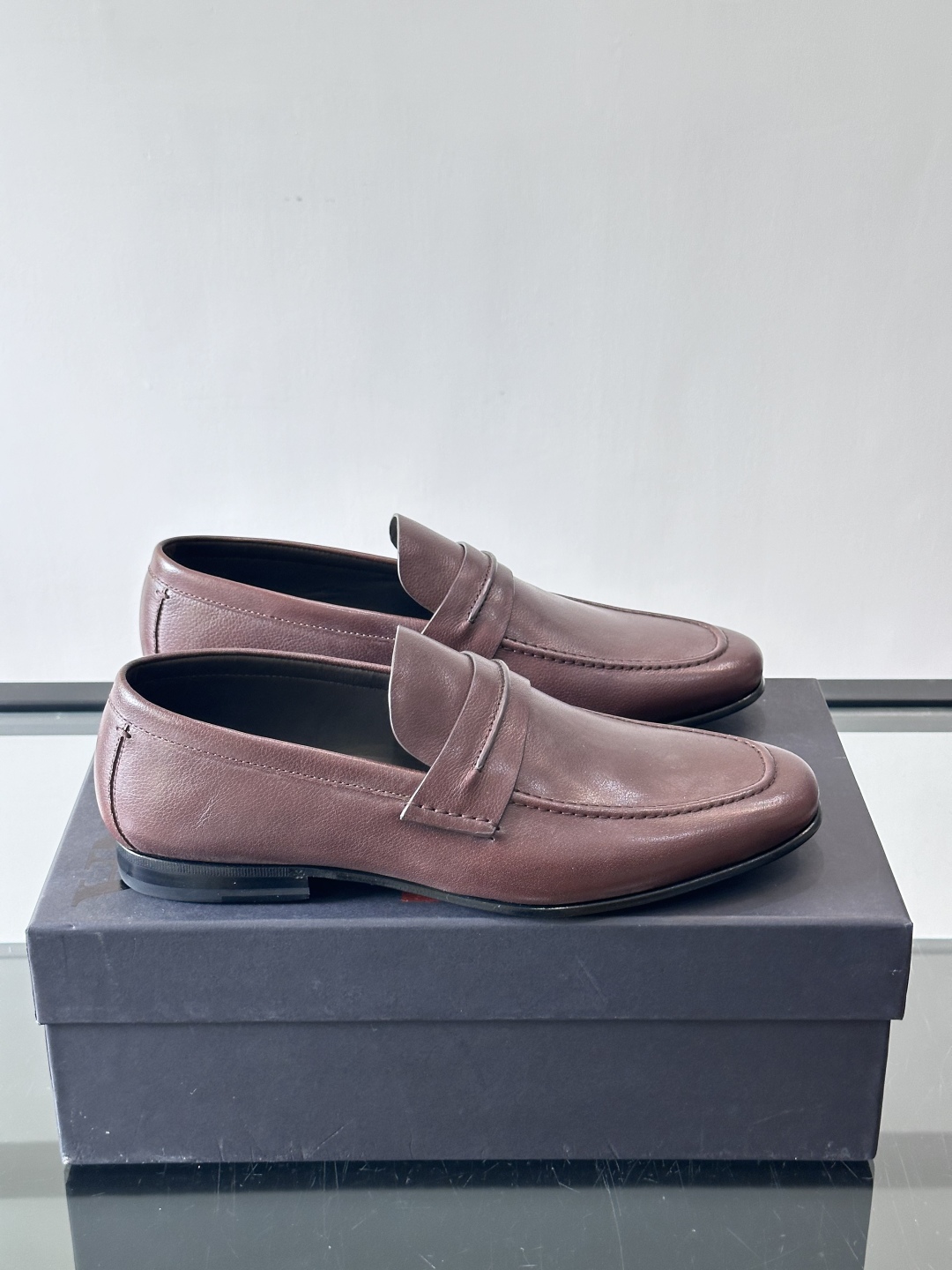 Ermenegildo Zegna 杰尼亚高端男士正装鞋休闲皮鞋，绅士臻享 型男必备 意大利进口牛皮皮胚