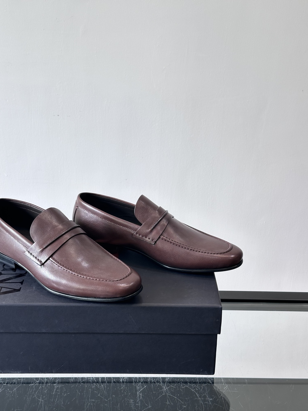 Ermenegildo Zegna 杰尼亚高端男士正装鞋休闲皮鞋，绅士臻享 型男必备 意大利进口牛皮皮胚
