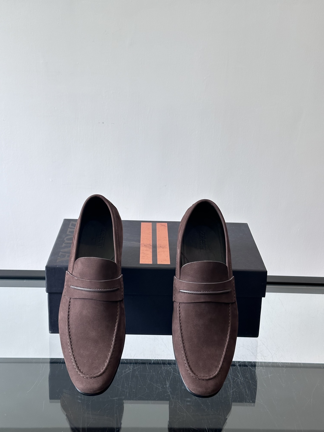 Ermenegildo Zegna 杰尼亚高端男士正装鞋休闲皮鞋，绅士臻享 型男必备 意大利进口牛皮皮胚