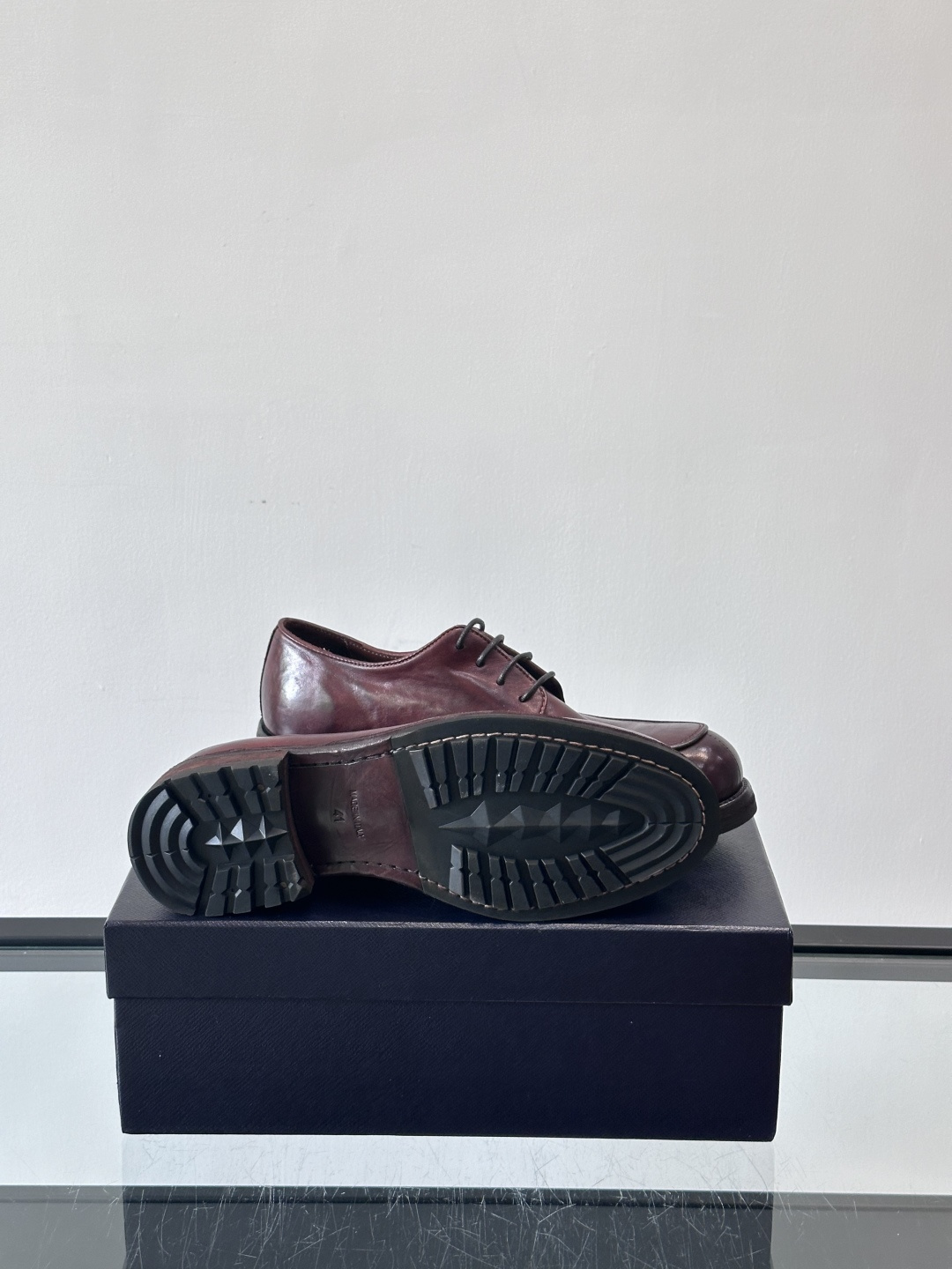 Prad* 男士水洗马皮🐎手工乐福鞋👞，猛货！水洗真皮夹层中底搭配橡胶外底皮鞋，款式新颖时尚，繁复鞋面里