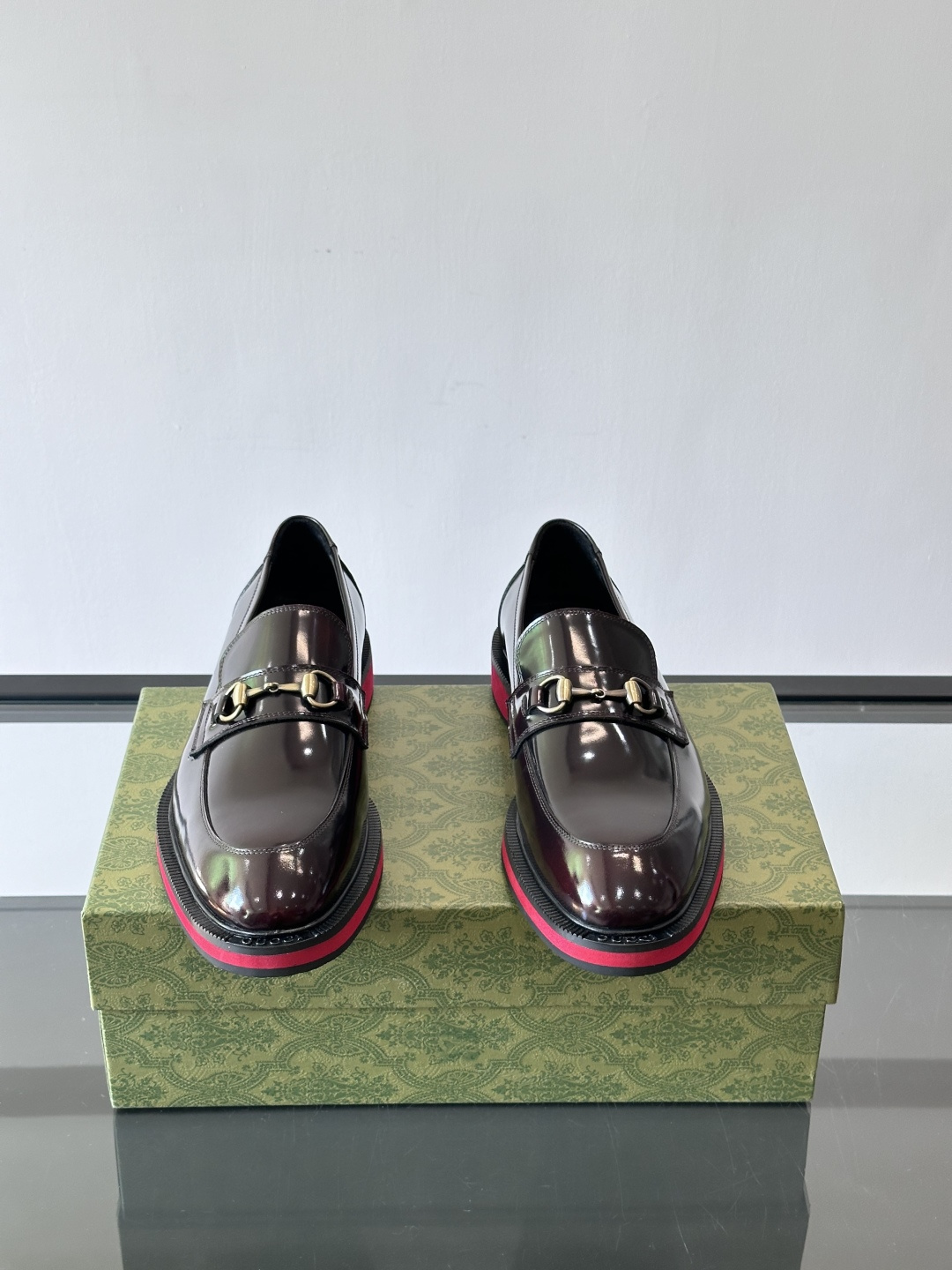 ◾️▫️G家原单男士正装休闲皮鞋，防滑橡胶大底！高端大气，私家开模定制原版品牌五金扣装饰，小牛皮透气内里