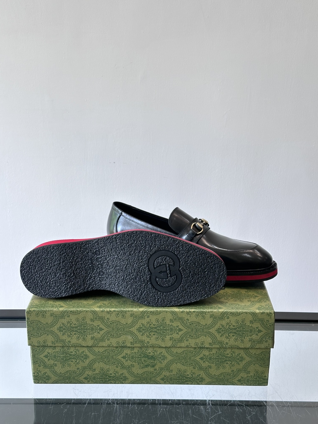 ◾️▫️G家原单男士正装休闲皮鞋，防滑橡胶大底！高端大气，私家开模定制原版品牌五金扣装饰，小牛皮透气内里