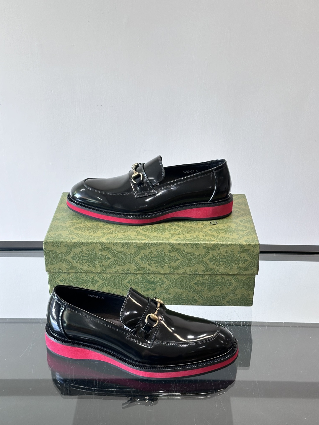 ◾️▫️G家原单男士正装休闲皮鞋，防滑橡胶大底！高端大气，私家开模定制原版品牌五金扣装饰，小牛皮透气内里