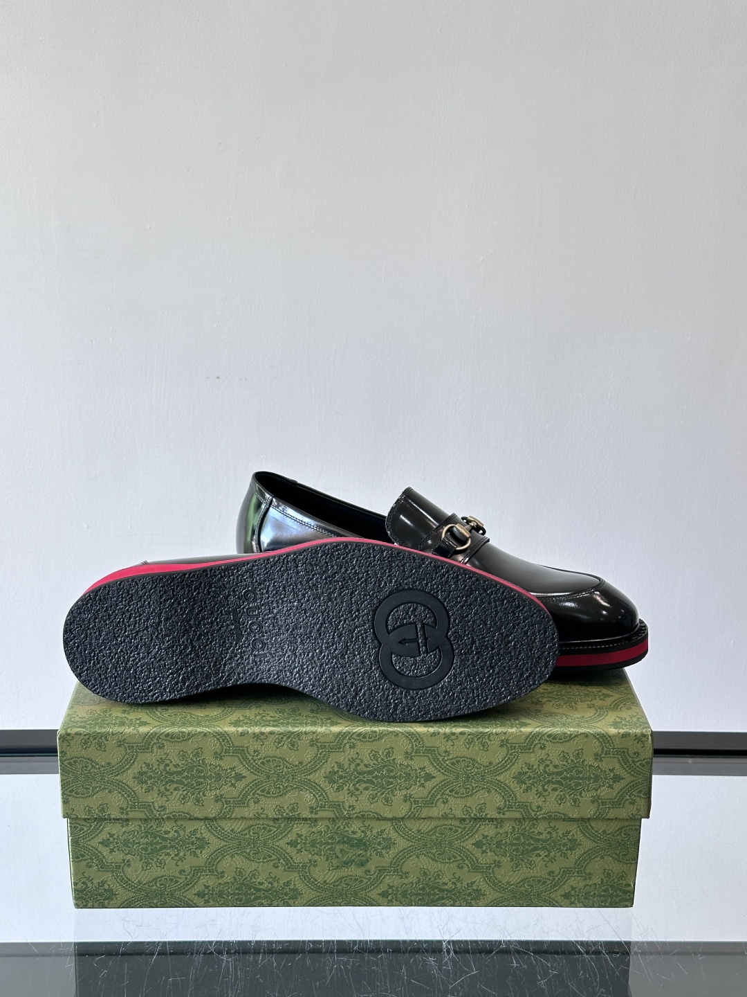 ◾️▫️G家原单男士正装休闲皮鞋，防滑橡胶大底！高端大气，私家开模定制原版品牌五金扣装饰，小牛皮透气内里