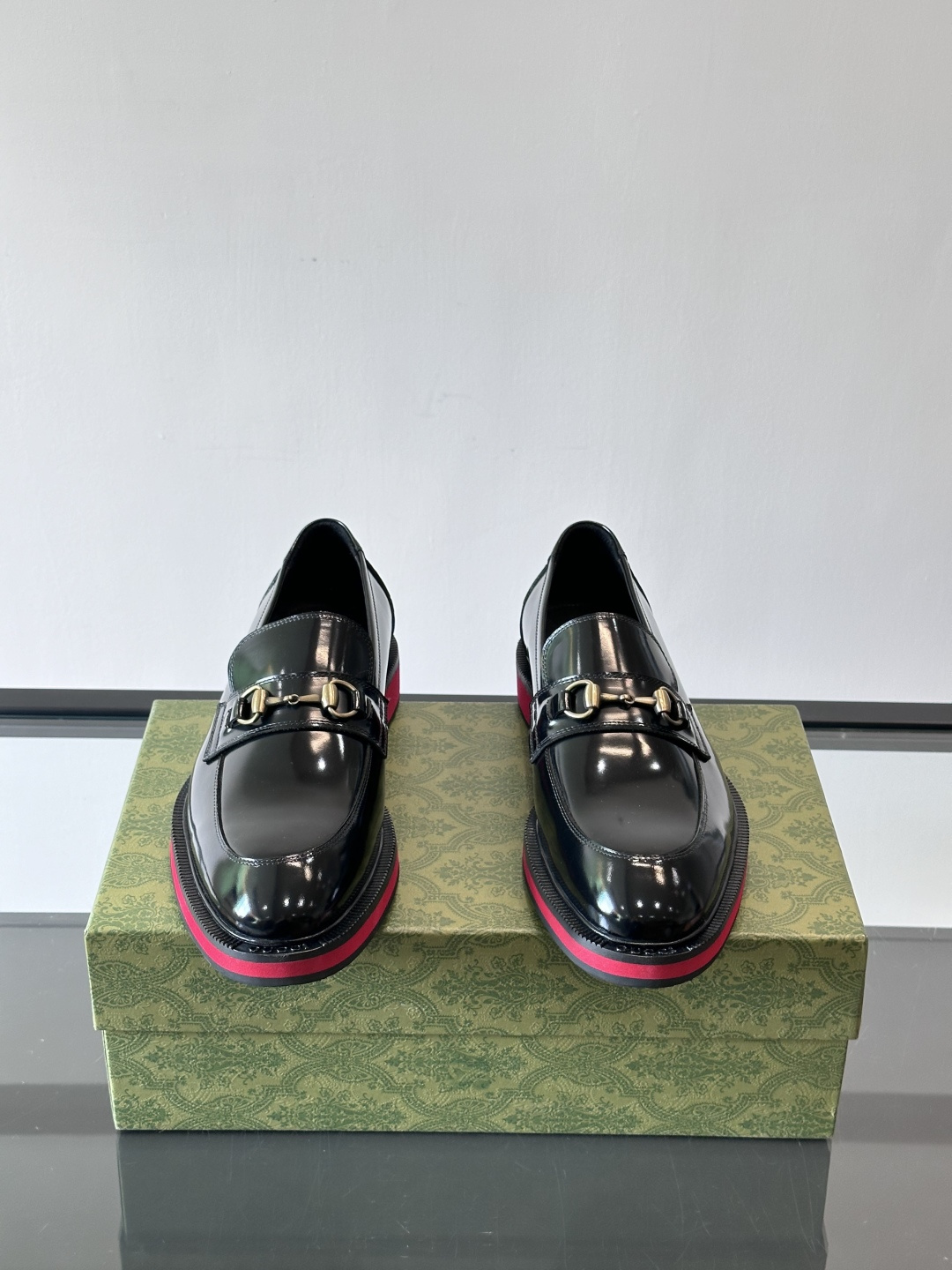 ◾️▫️G家原单男士正装休闲皮鞋，防滑橡胶大底！高端大气，私家开模定制原版品牌五金扣装饰，小牛皮透气内里