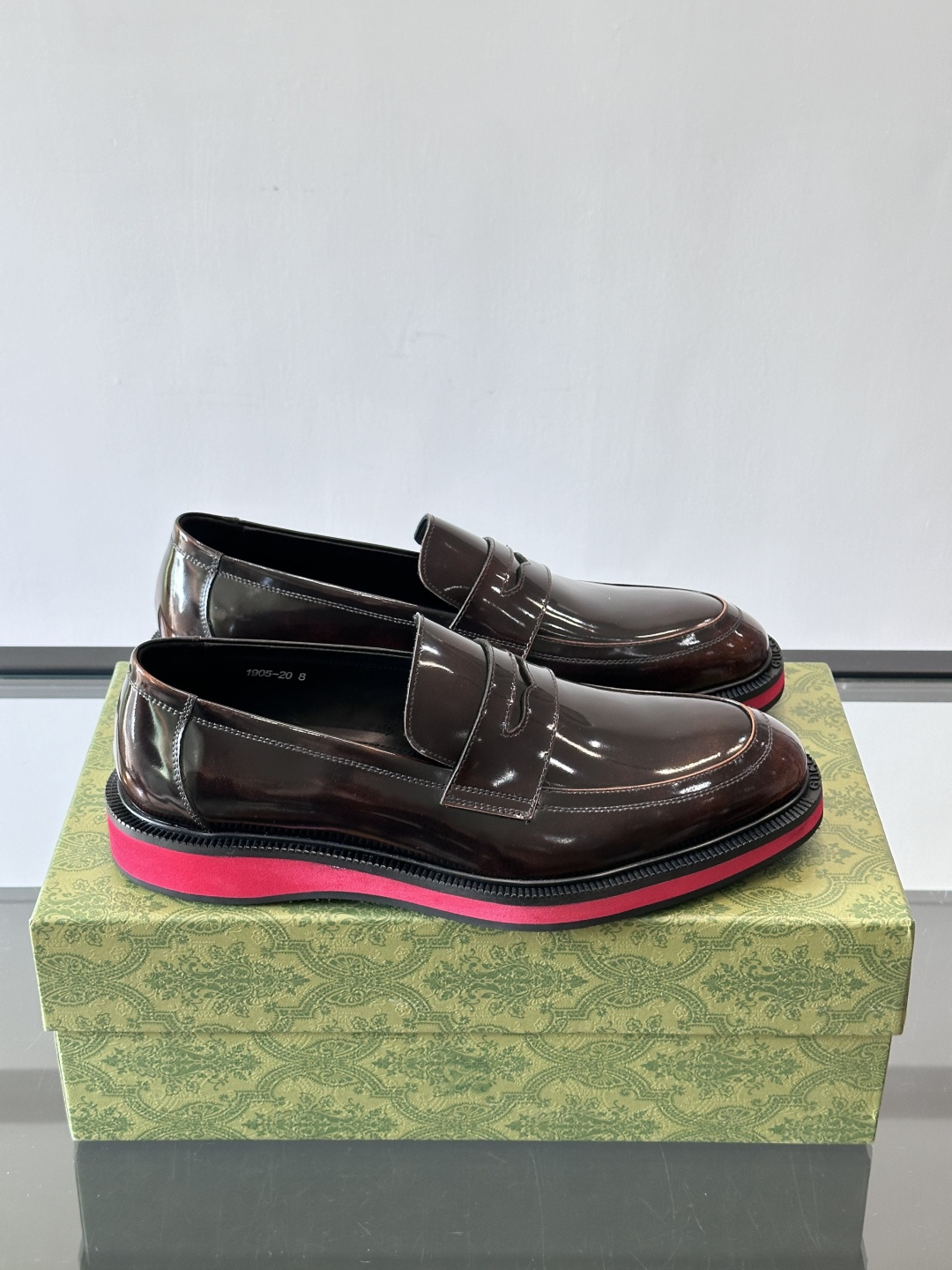 ◾️▫️G家原单男士正装休闲皮鞋，防滑橡胶大底！高端大气，私家开模定制原版品牌五金扣装饰，小牛皮透气内里