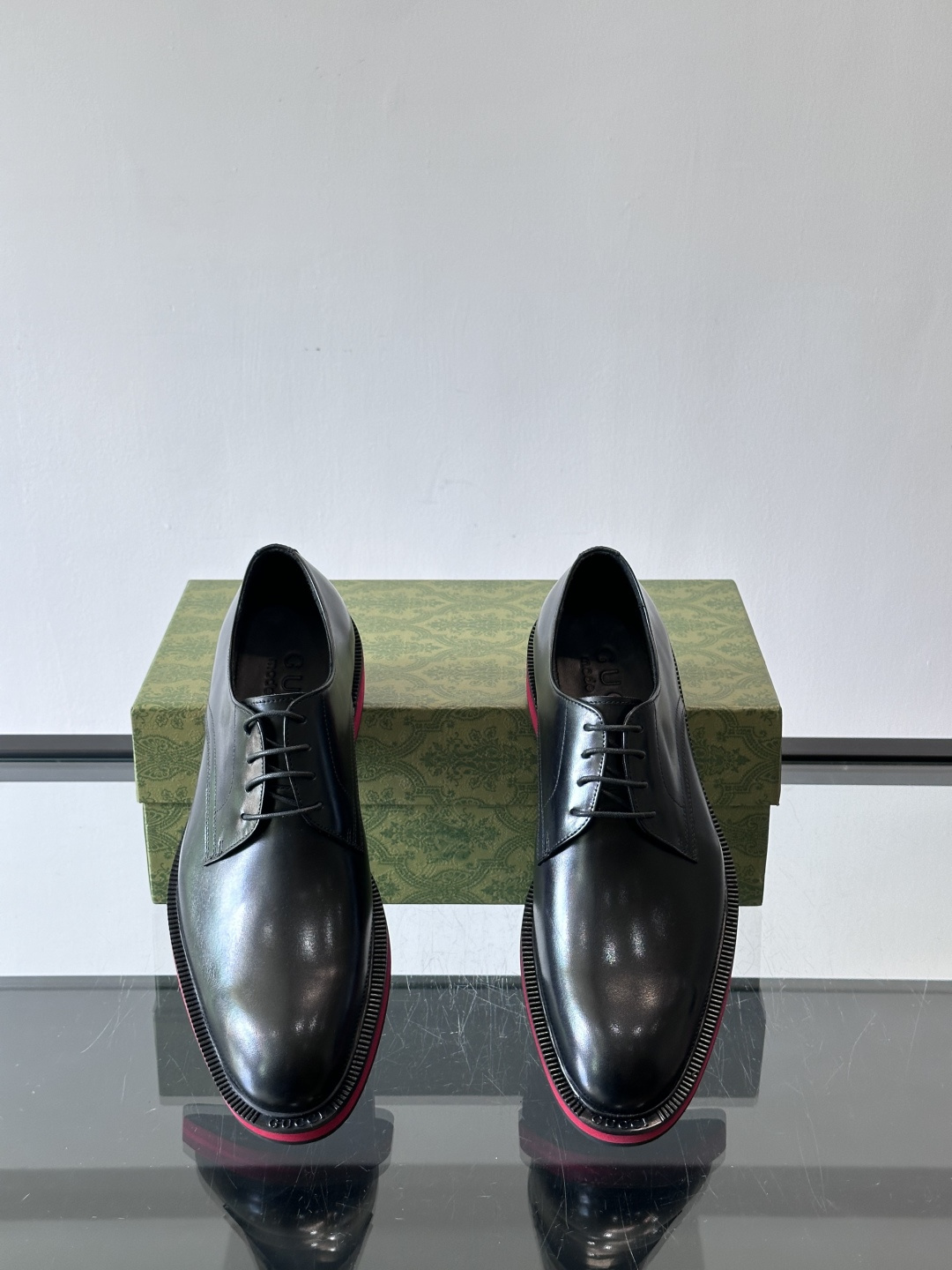 ◾️▫️G家原单男士正装休闲皮鞋，防滑橡胶大底！高端大气，私家开模定制原版品牌五金扣装饰，小牛皮透气内里