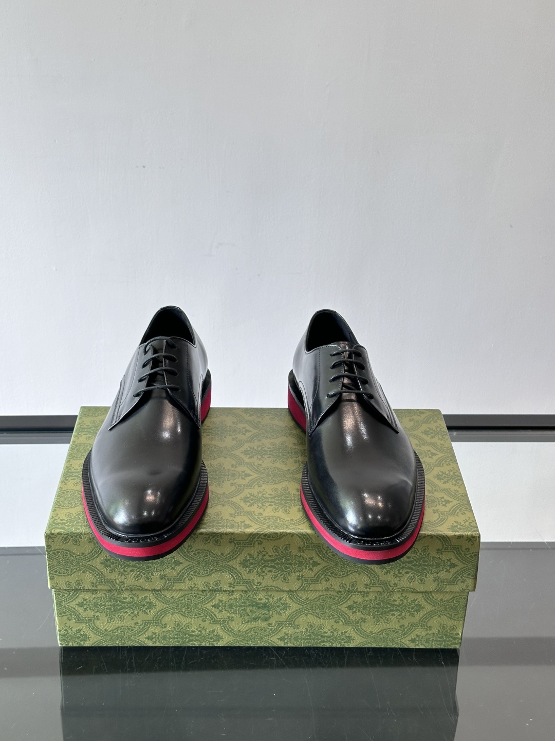 ◾️▫️G家原单男士正装休闲皮鞋，防滑橡胶大底！高端大气，私家开模定制原版品牌五金扣装饰，小牛皮透气内里