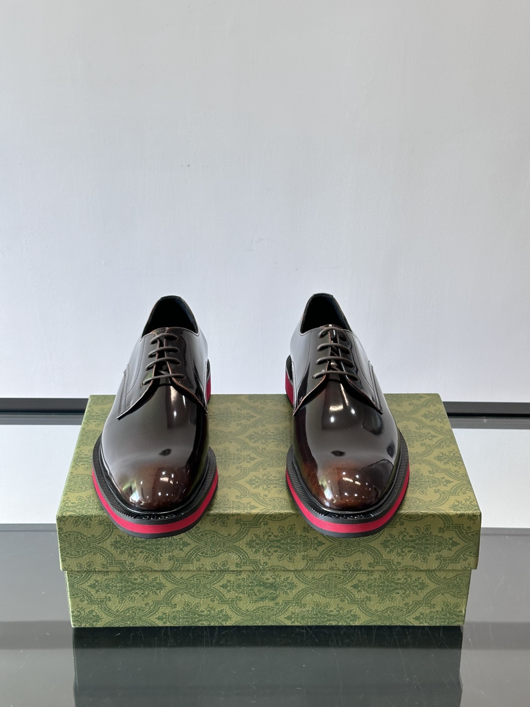 ◾️▫️G家原单男士正装休闲皮鞋，防滑橡胶大底！高端大气，私家开模定制原版品牌五金扣装饰，小牛皮透气内里