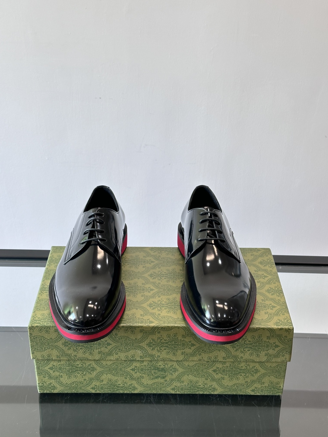 ◾️▫️G家原单男士正装休闲皮鞋，防滑橡胶大底！高端大气，私家开模定制原版品牌五金扣装饰，小牛皮透气内里