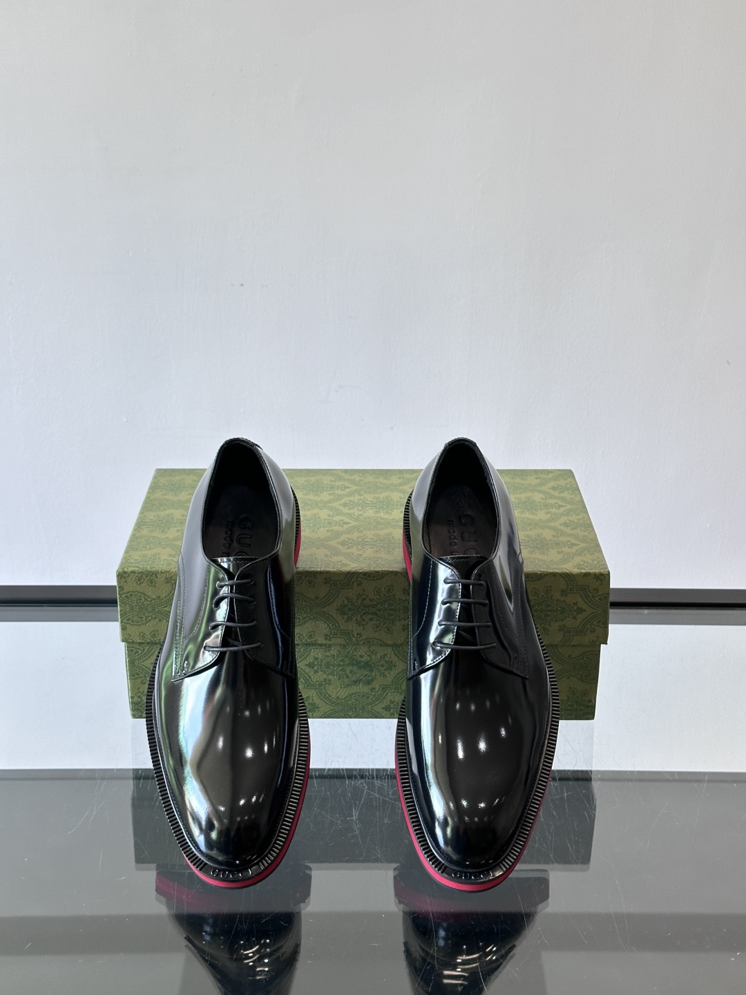 ◾️▫️G家原单男士正装休闲皮鞋，防滑橡胶大底！高端大气，私家开模定制原版品牌五金扣装饰，小牛皮透气内里