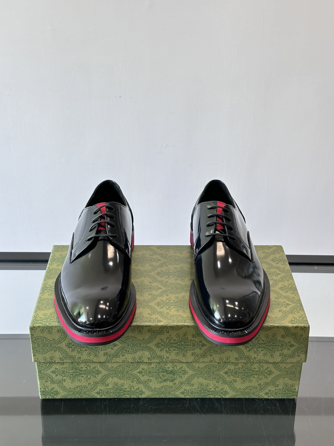 ◾️▫️G家原单男士正装休闲皮鞋，防滑橡胶大底！高端大气，私家开模定制原版品牌五金扣装饰，小牛皮透气内里