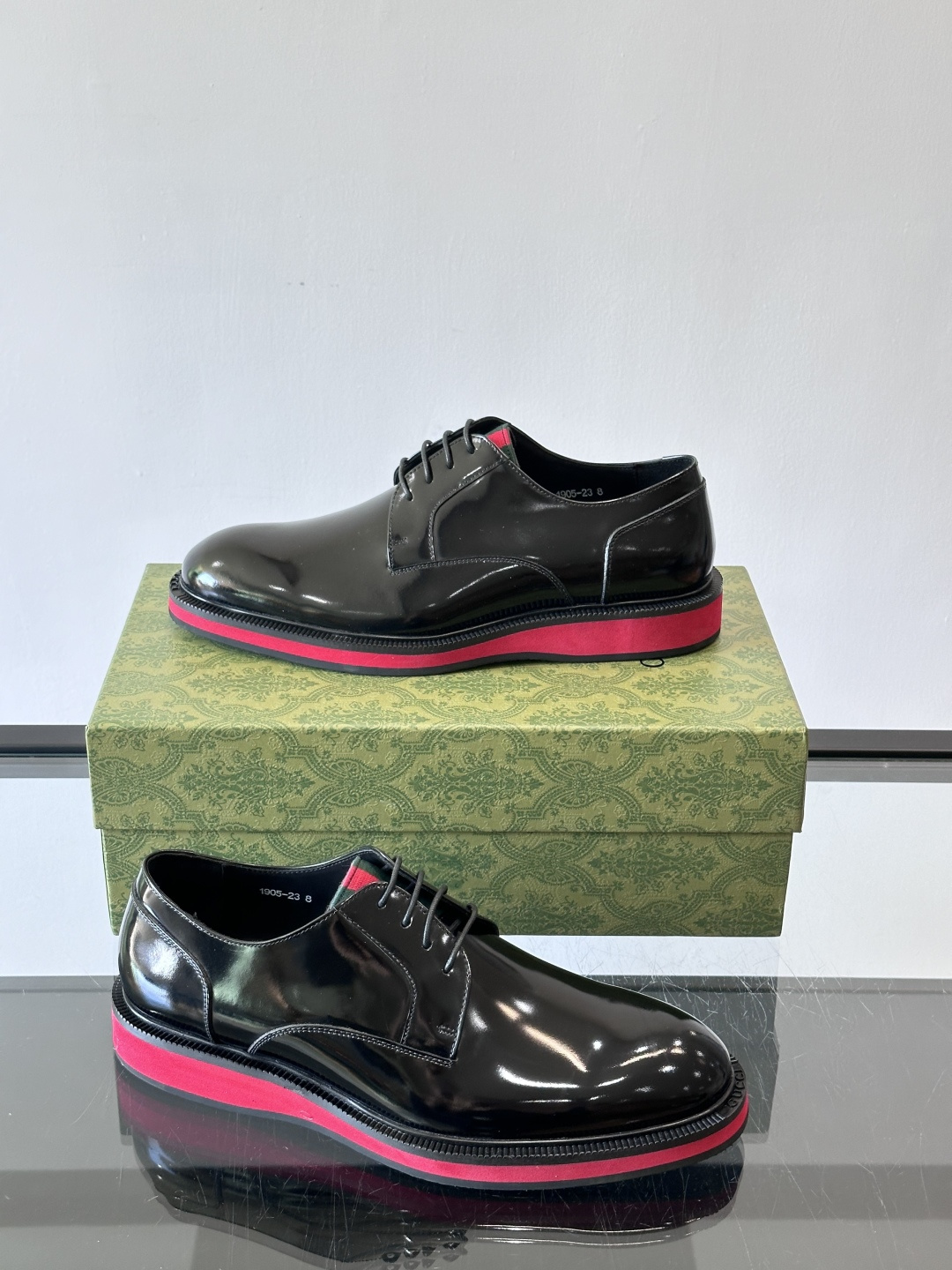 ◾️▫️G家原单男士正装休闲皮鞋，防滑橡胶大底！高端大气，私家开模定制原版品牌五金扣装饰，小牛皮透气内里