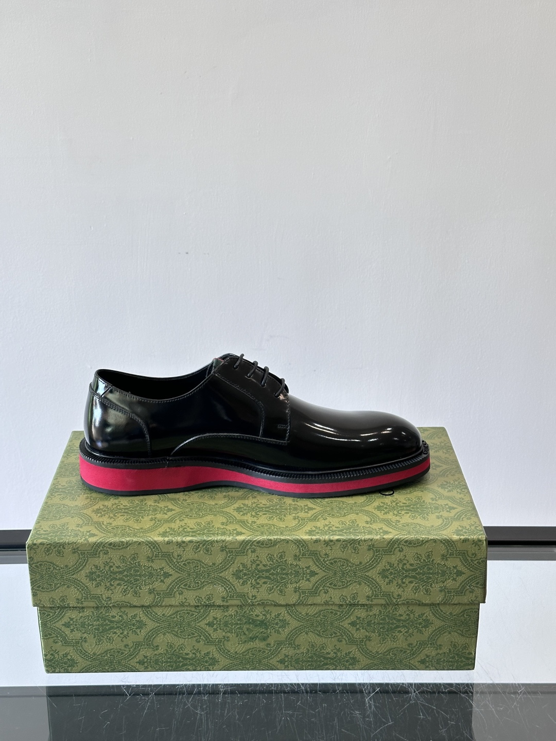 ◾️▫️G家原单男士正装休闲皮鞋，防滑橡胶大底！高端大气，私家开模定制原版品牌五金扣装饰，小牛皮透气内里