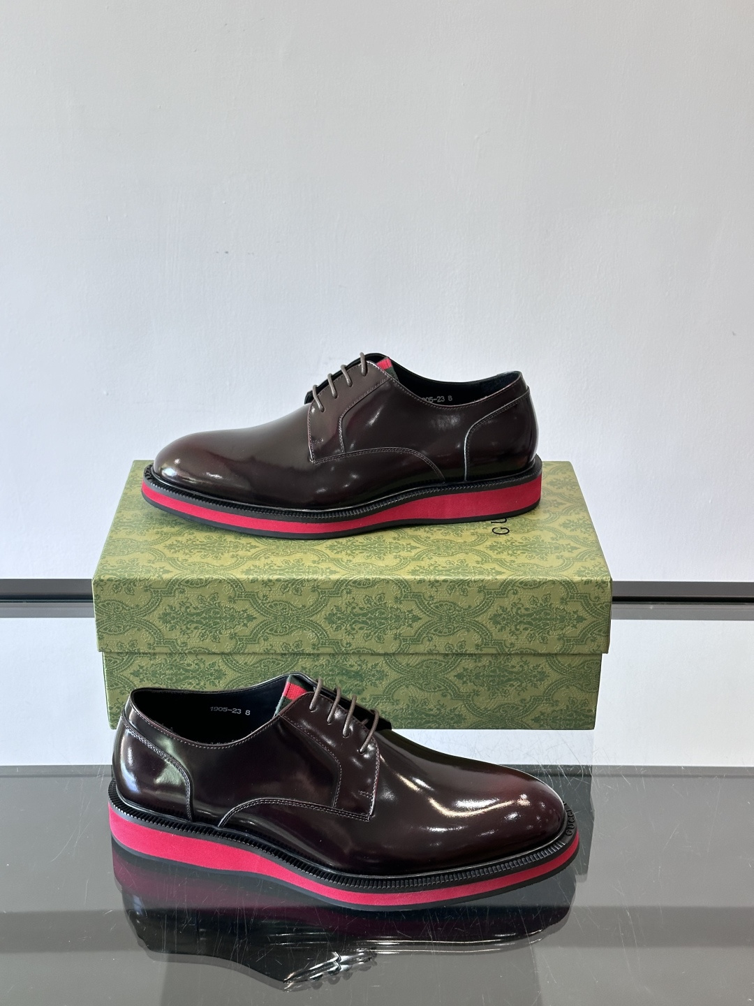 ◾️▫️G家原单男士正装休闲皮鞋，防滑橡胶大底！高端大气，私家开模定制原版品牌五金扣装饰，小牛皮透气内里