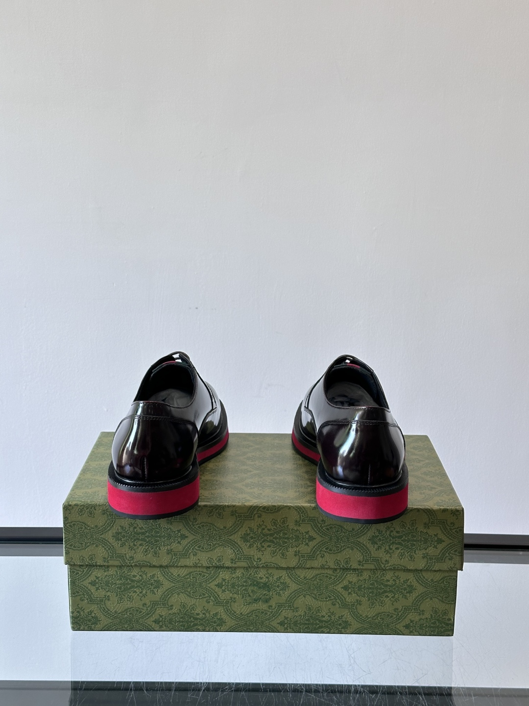 ◾️▫️G家原单男士正装休闲皮鞋，防滑橡胶大底！高端大气，私家开模定制原版品牌五金扣装饰，小牛皮透气内里