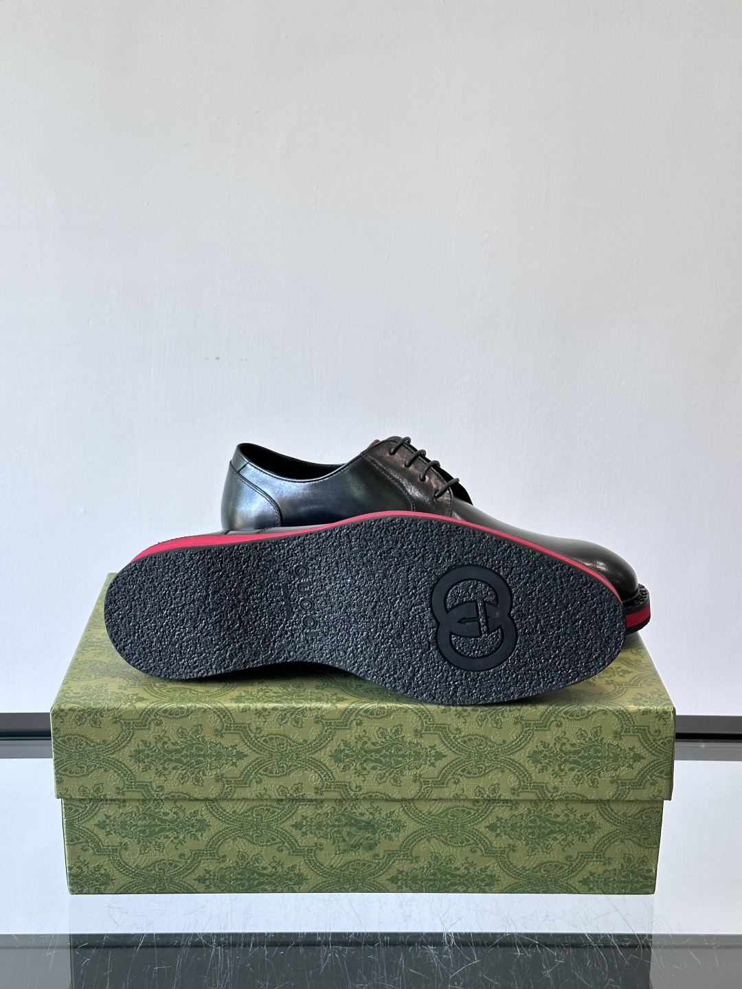 ◾️▫️G家原单男士正装休闲皮鞋，防滑橡胶大底！高端大气，私家开模定制原版品牌五金扣装饰，小牛皮透气内里