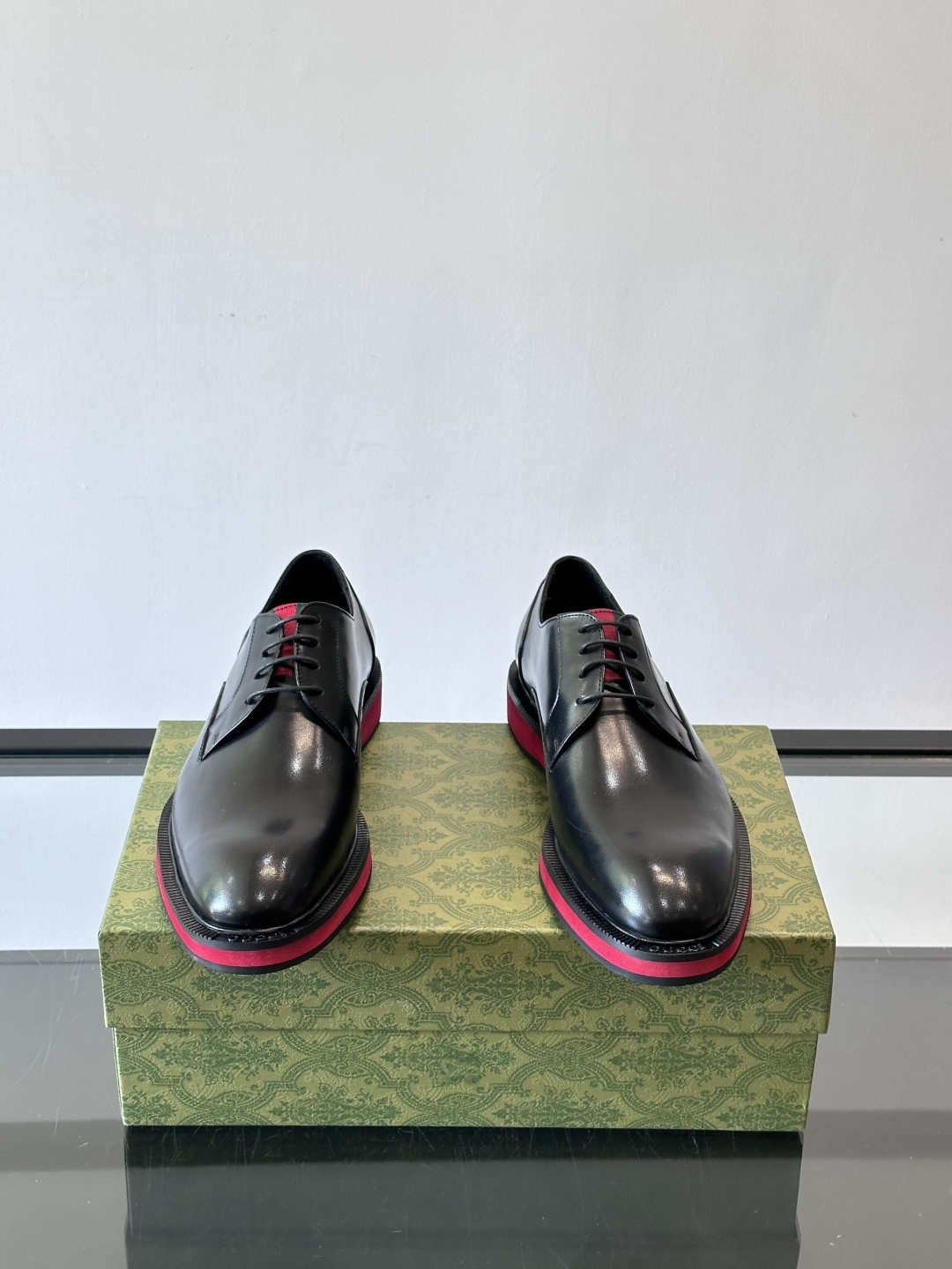 ◾️▫️G家原单男士正装休闲皮鞋，防滑橡胶大底！高端大气，私家开模定制原版品牌五金扣装饰，小牛皮透气内里