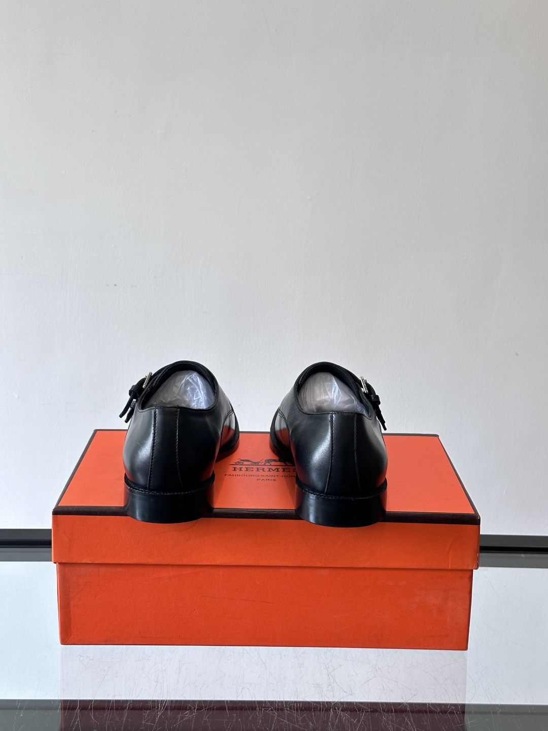 H爱马仕双扣孟克鞋，头层牛皮+金属扣带，质感细腻又耐用！圆头设计+经典缝线，低调优雅，商务休闲都能轻松驾