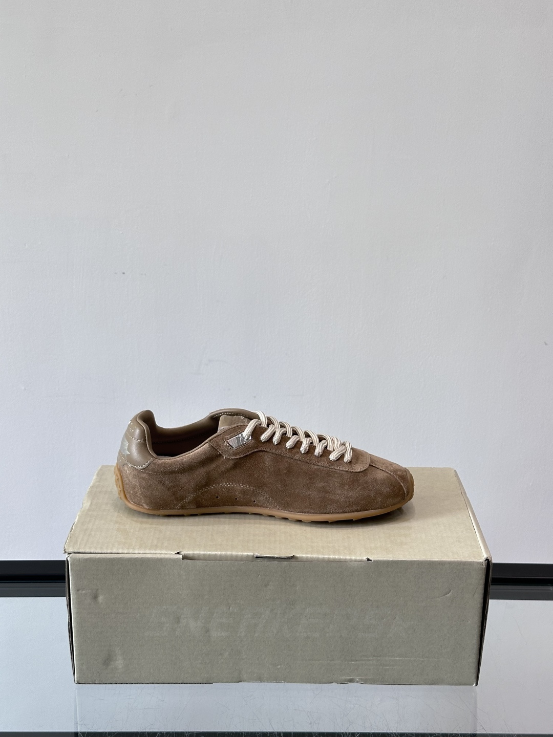 Golden Goose Marathon SPeed系列棕l小脏鞋，经典复古德训鞋灵感，绒面皮革+做旧