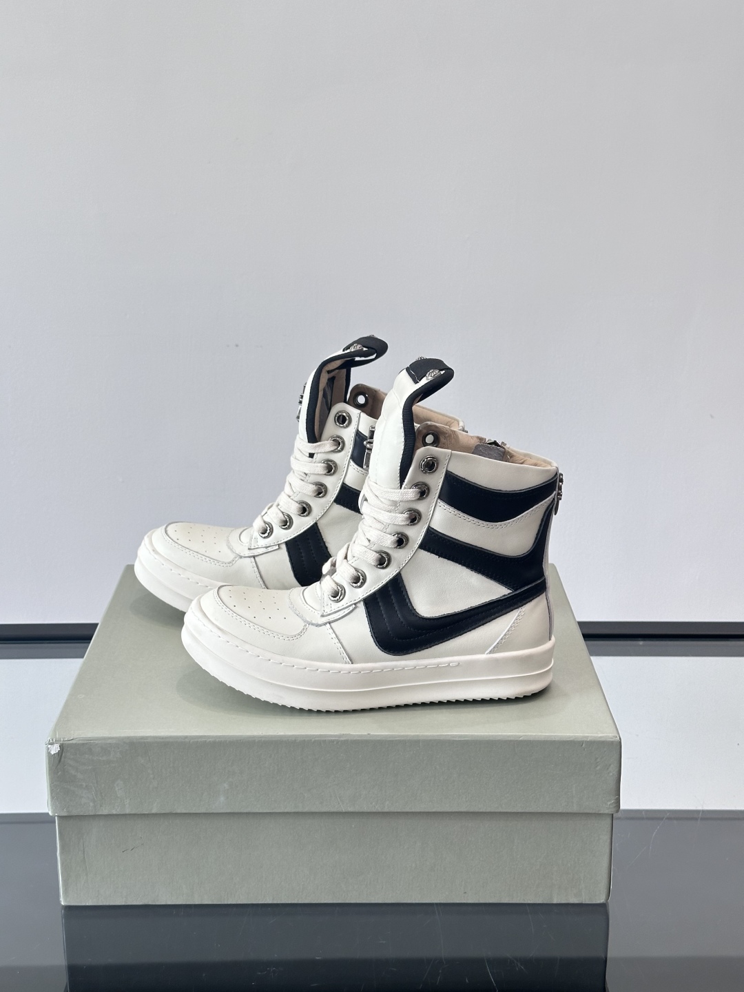 Rick Owens Chrome Hearts High-Top Sneakers - Black & White, Iconic Design 4 cmp i1761413733717 6991 0 2