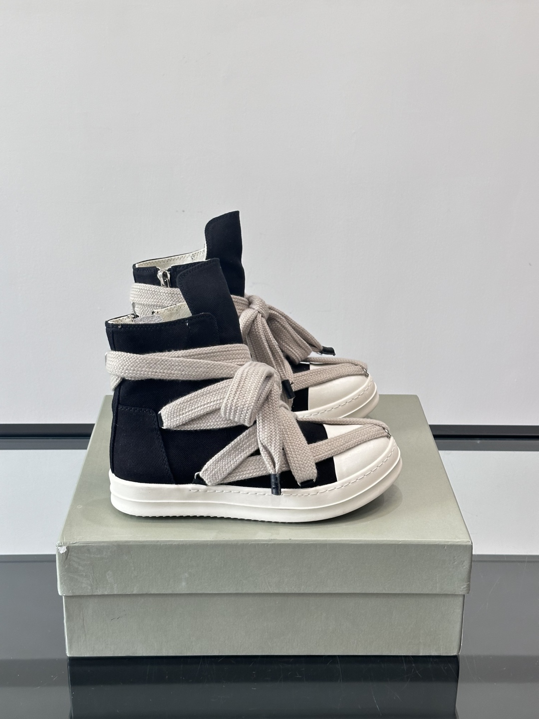 Rick Owens Drkshdw Pentagram High-Top Sneakers: Dark Street Style