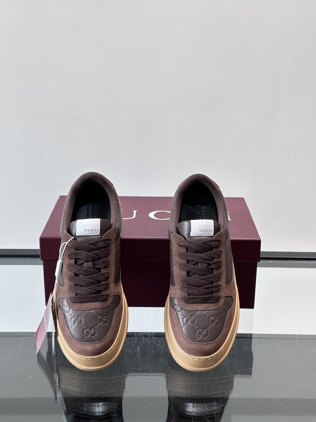 ◾️▫️Gucci男士厚底饼干鞋运动鞋，这款的舒适度真的很绝，超级轻便舒适百搭，👍必备单品，这款单品充满