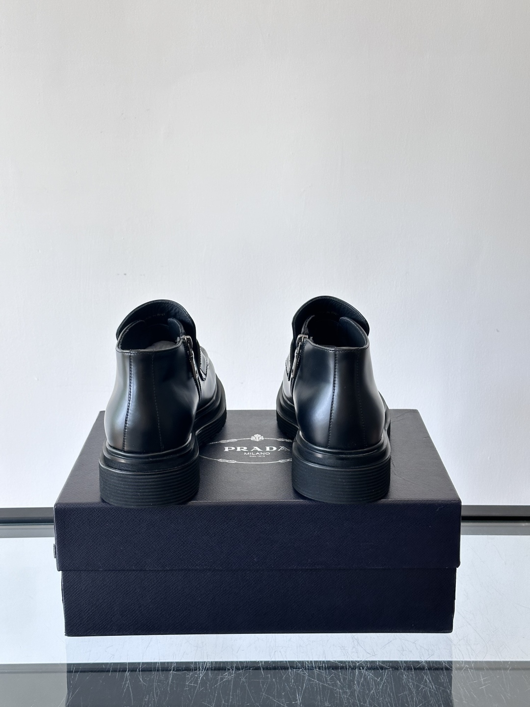 Prada Men's High-Top Boots - Handmade Italian Leather, Rubber Sole, Sizes 39-44 9 cmp i1763196647207 473 0 7