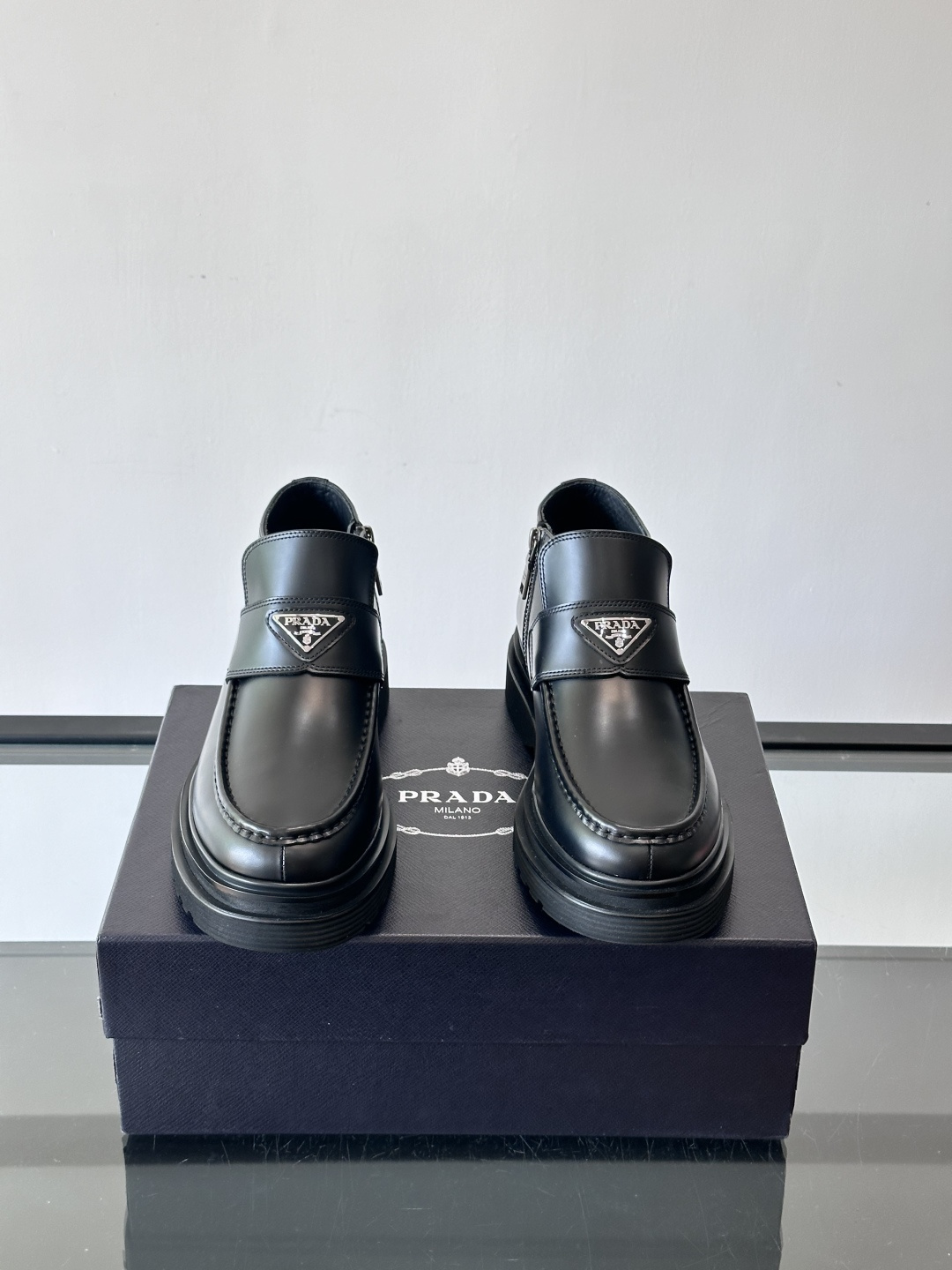 Prada Men's High-Top Boots - Handmade Italian Leather, Rubber Sole, Sizes 39-44 3 cmp i1763196647229 9959 0 1