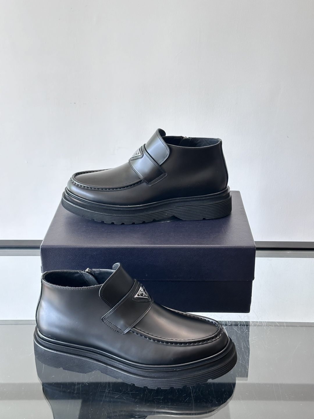 Prada Men's High-Top Boots - Handmade Italian Leather, Rubber Sole, Sizes 39-44 5 cmp i1763196647240 7323 0 3