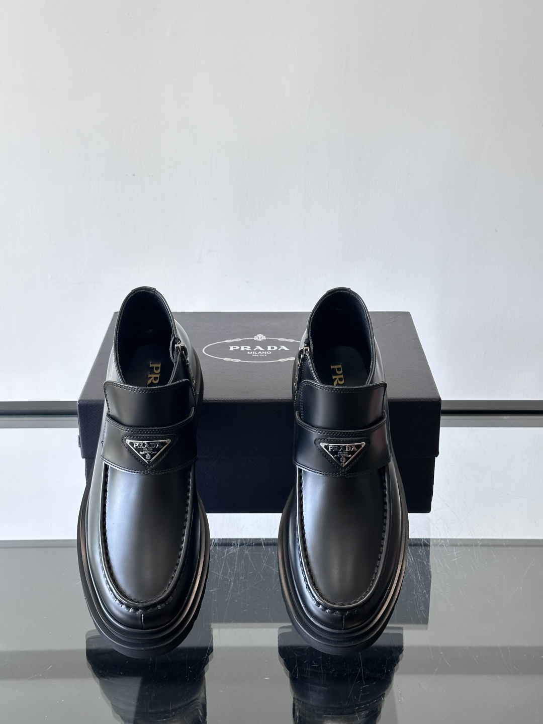 Prada Men's High-Top Boots - Handmade Italian Leather, Rubber Sole, Sizes 39-44 7 cmp i1763196649286 2562 0 5