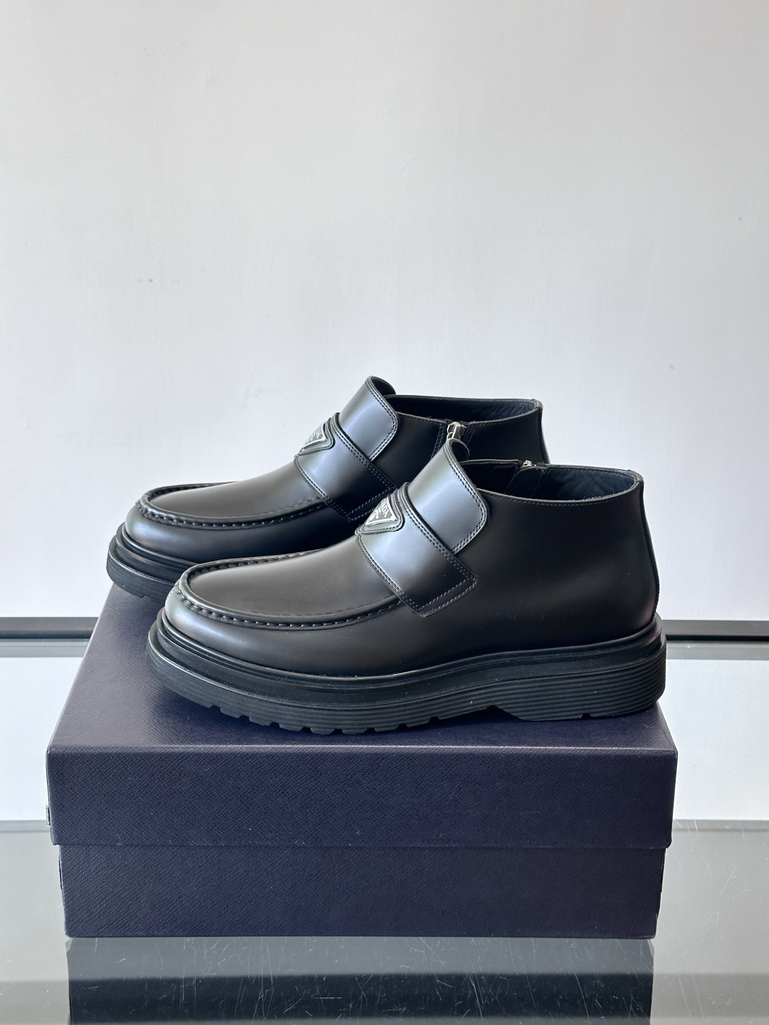 Prada Men's High-Top Boots - Handmade Italian Leather, Rubber Sole, Sizes 39-44 4 cmp i1763196649299 2327 0 2