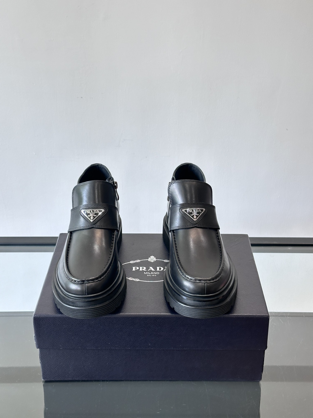 Prada Men's High-Top Boots - Handmade Italian Leather, Comfortable & Stylish 3 cmp i1763196676718 4826 0 1