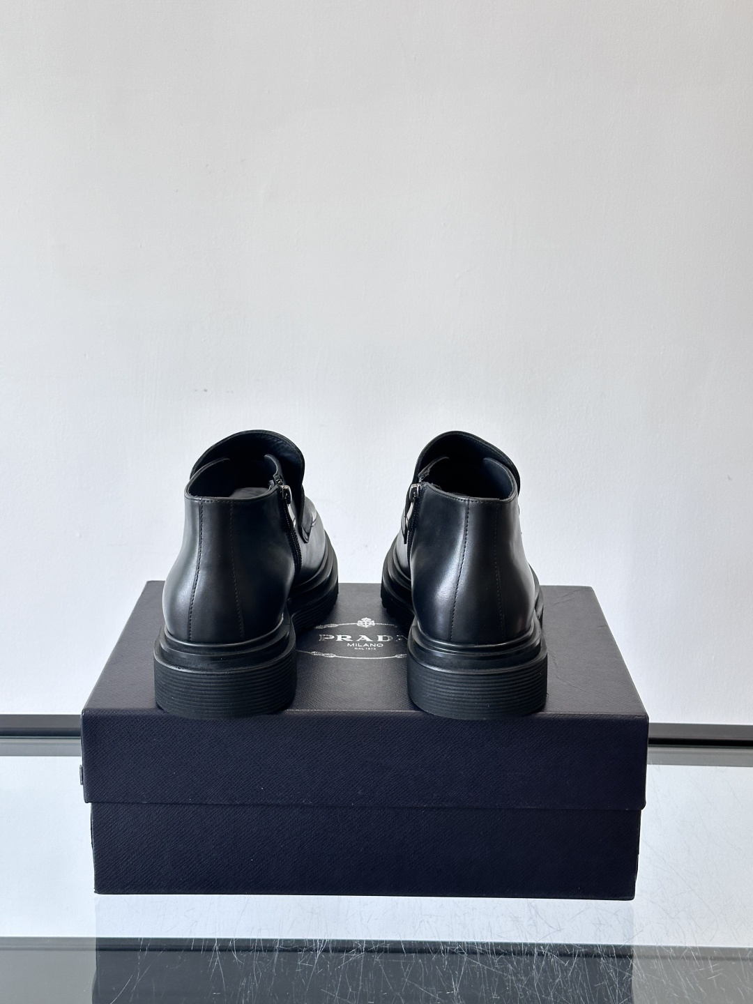 Prada Men's High-Top Boots - Handmade Italian Leather, Comfortable & Stylish 9 cmp i1763196676737 4877 0 7