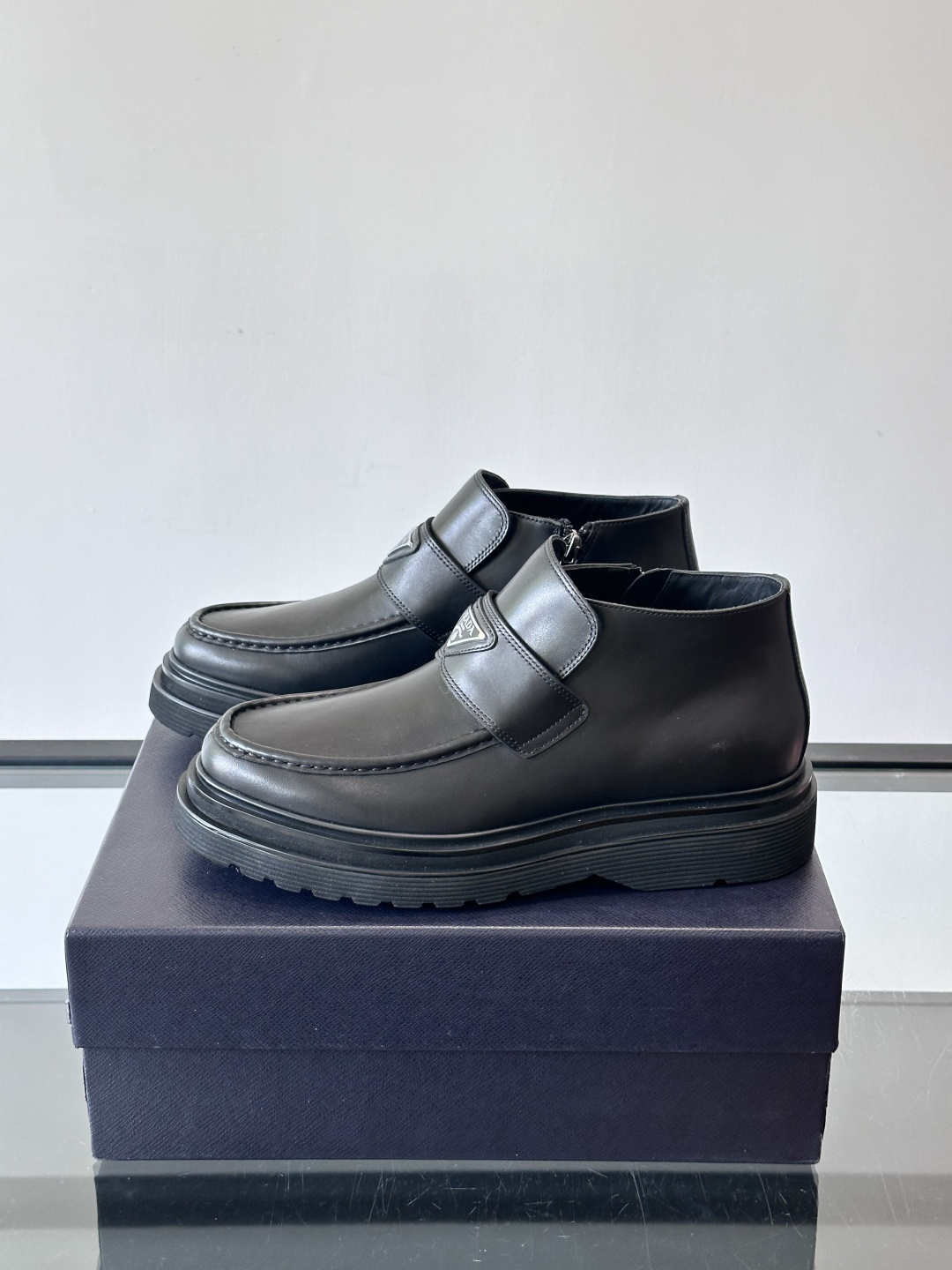 Prada Men's High-Top Boots - Handmade Italian Leather, Comfortable & Stylish 4 cmp i1763196676749 3107 0 2