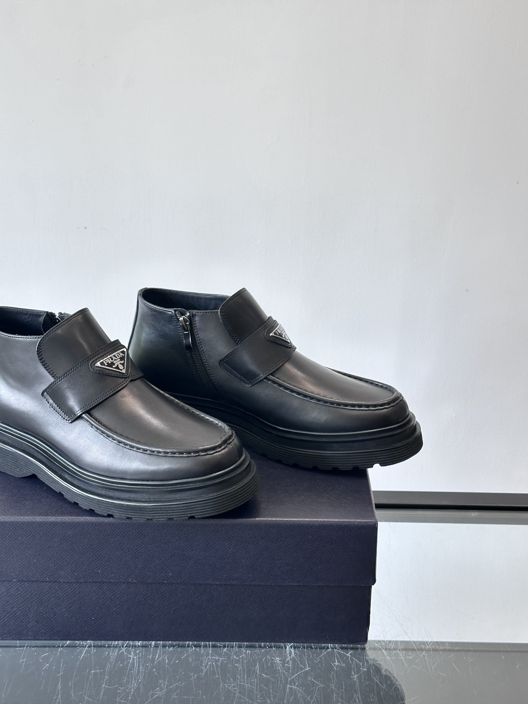 Prada Men's High-Top Boots - Handmade Italian Leather, Comfortable & Stylish 8 cmp i1763196676753 6732 0 6