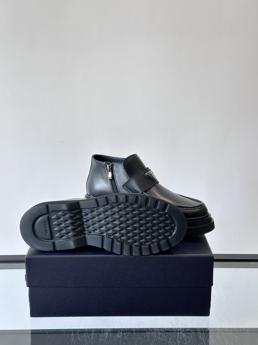 Prada Men's High-Top Boots - Handmade Italian Leather, Comfortable & Stylish 10 cmp i1763196678486 4933 0 8