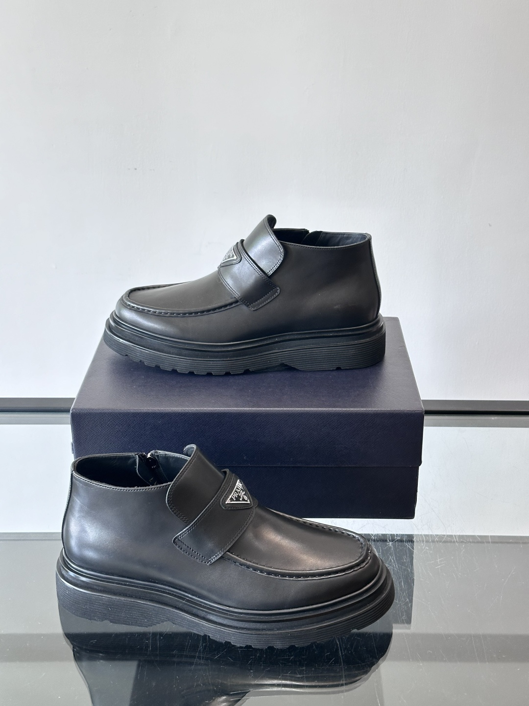 Prada Men's High-Top Boots - Handmade Italian Leather, Comfortable & Stylish 5 cmp i1763196678520 1444 0 3