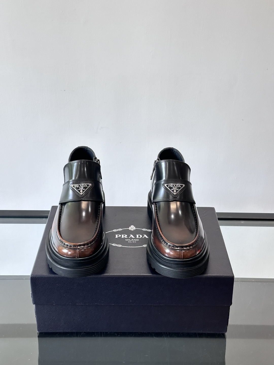 Prada Men's High-Top Boots - Handmade Italian Leather with Rubber Sole 3 cmp i1763196730192 4245 0 1