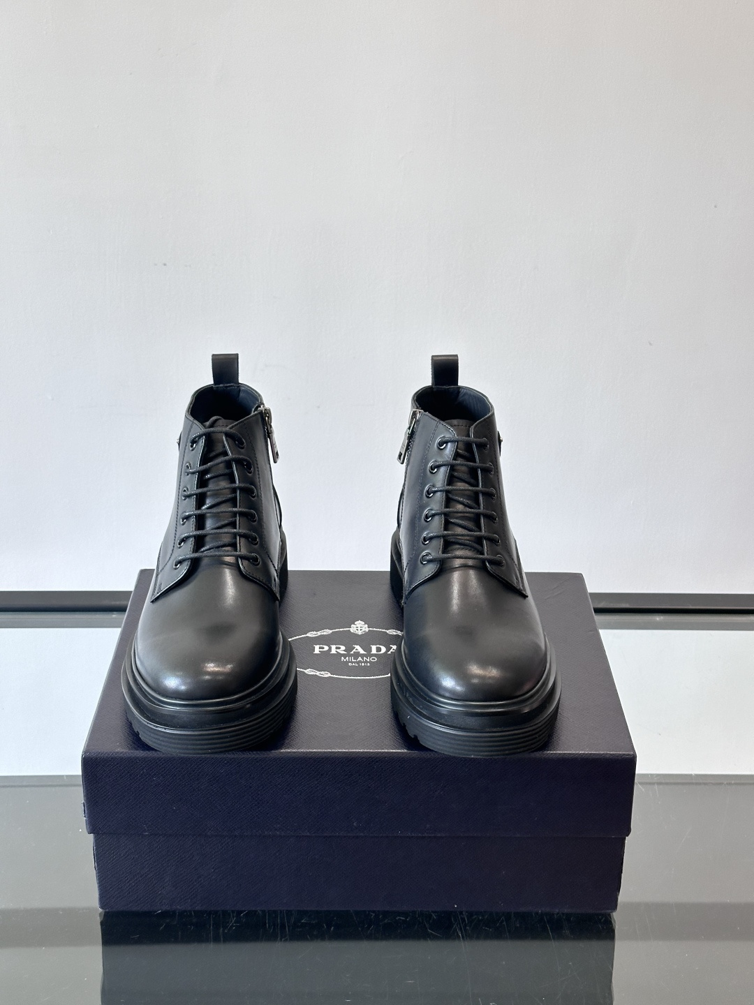 Prada Leather Ankle Boots for Men - Business Casual, Durable Rubber Sole 3 cmp i1763300582921 5376 0 1