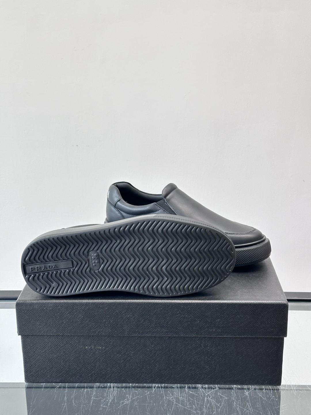 Prada Men's Leather Slip-On Loafers Sneakers - Modern & Comfortable 10 cmp i1763301869390 1802 0 8