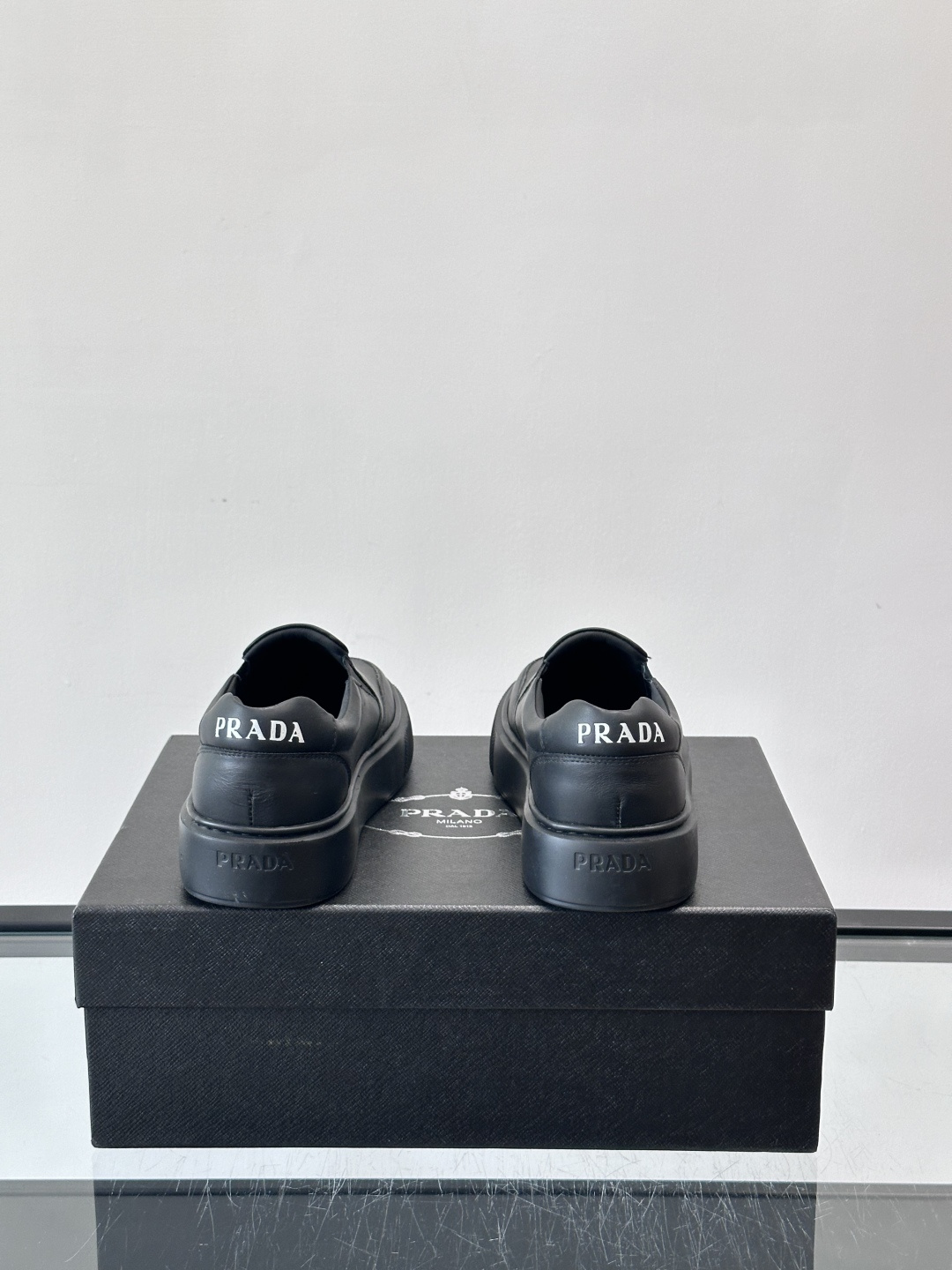 Prada Men's Leather Slip-On Loafers Sneakers - Modern & Comfortable 9 cmp i1763301881620 7325 0 7