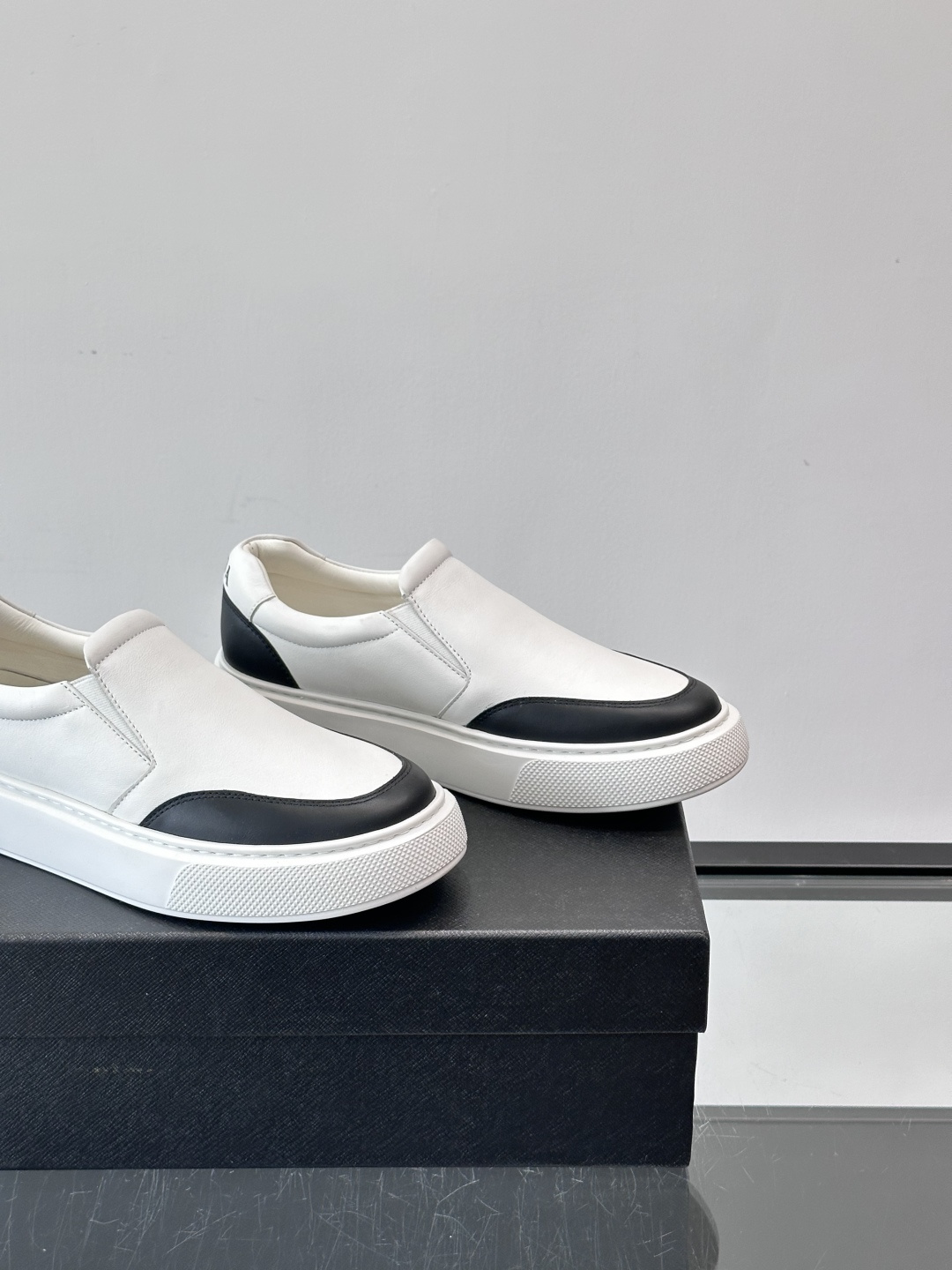 Prada Men's Leather Slip-On Loafers - Modern, Comfortable, and Stylish Sneakers 8 cmp i1763301936989 2914 0 6