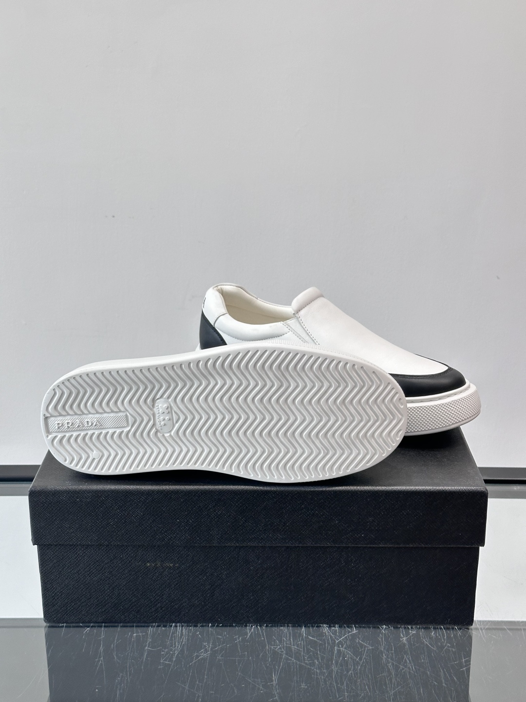 Prada Men's Leather Slip-On Loafers - Modern, Comfortable, and Stylish Sneakers 10 cmp i1763301960330 2591 0 8