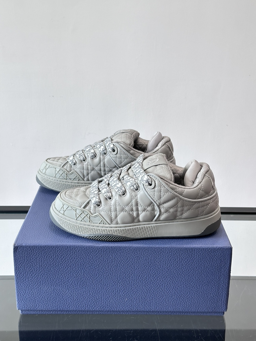 Dior B9S 藤格纹滑板鞋Dior × ERL联名B9S藤格纹滑板鞋，全球限量470双，2023春夏