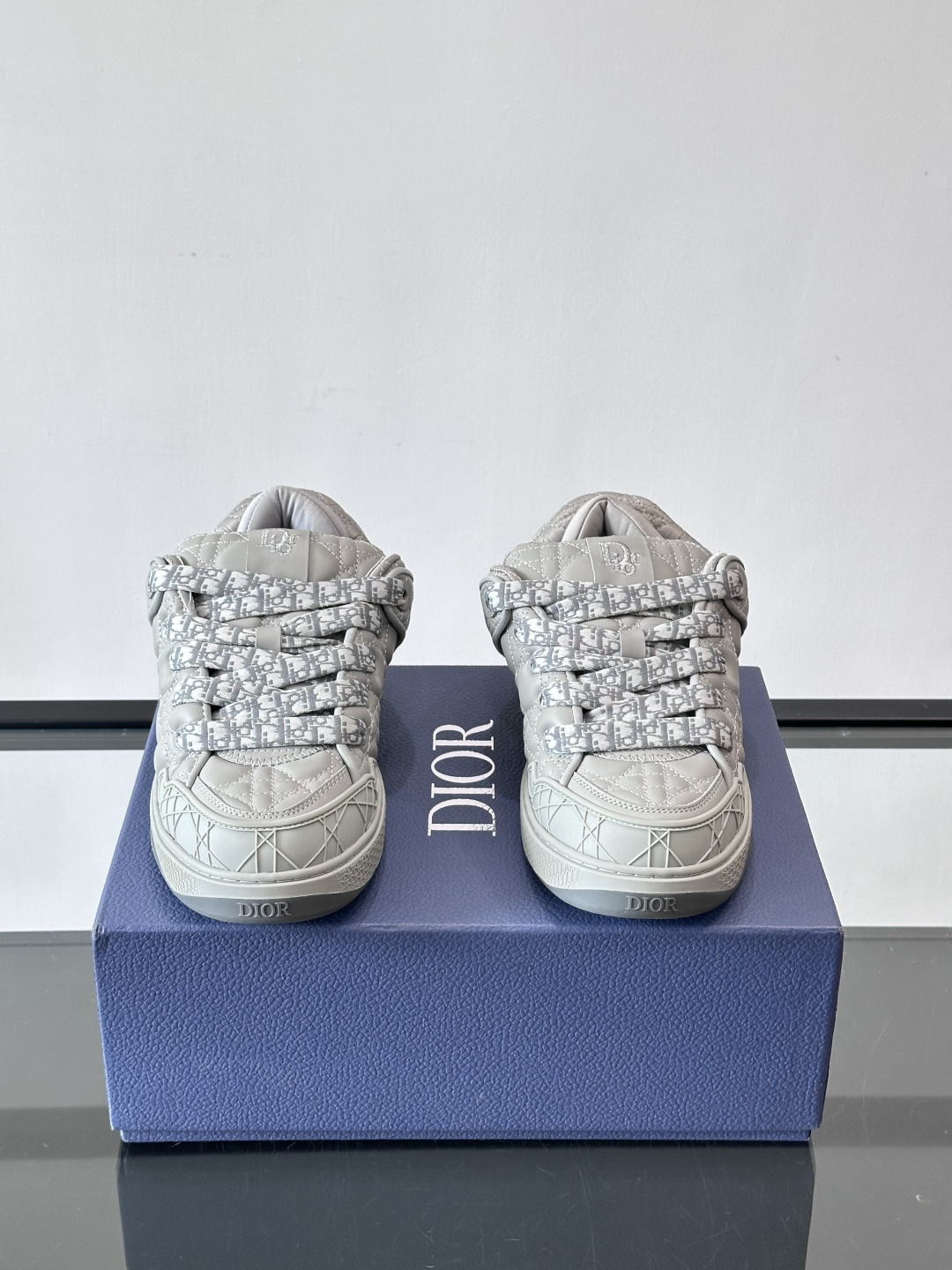 Dior B9S 藤格纹滑板鞋Dior × ERL联名B9S藤格纹滑板鞋，全球限量470双，2023春夏