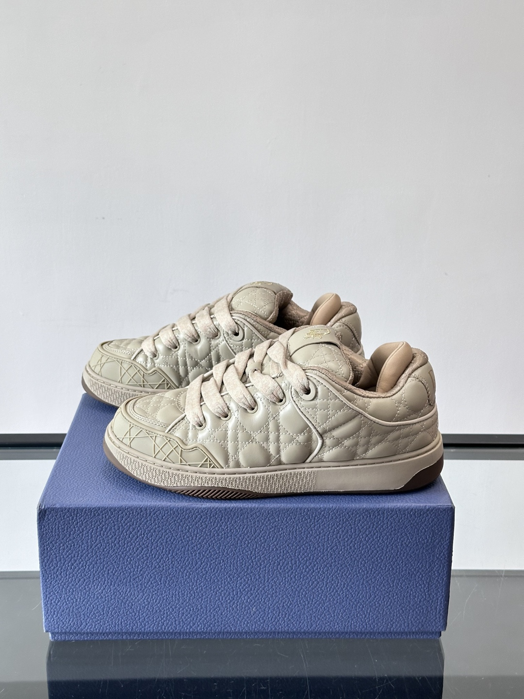 Dior B9S 藤格纹滑板鞋Dior × ERL联名B9S藤格纹滑板鞋，全球限量470双，2023春夏