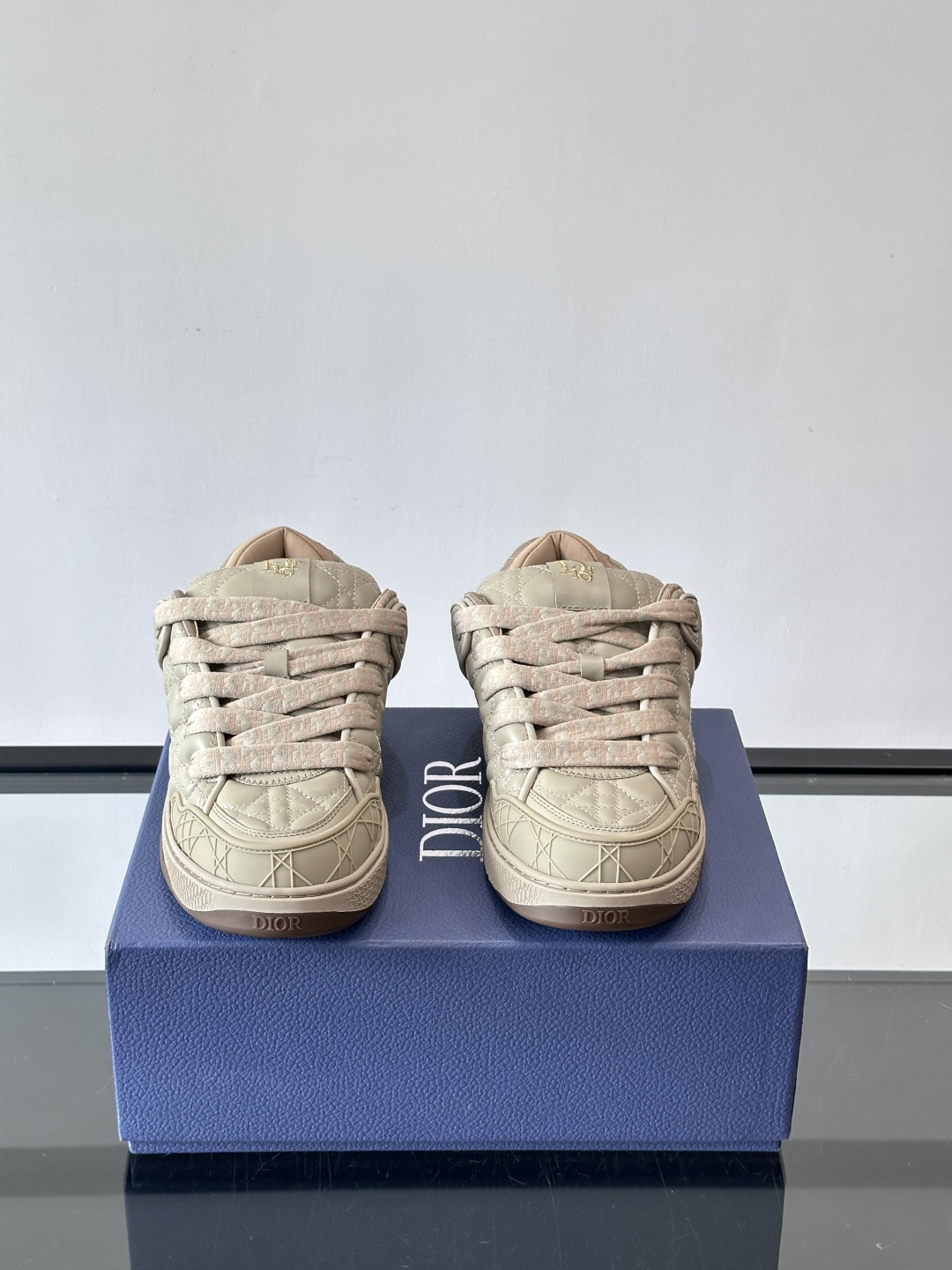 Dior B9S 藤格纹滑板鞋Dior × ERL联名B9S藤格纹滑板鞋，全球限量470双，2023春夏